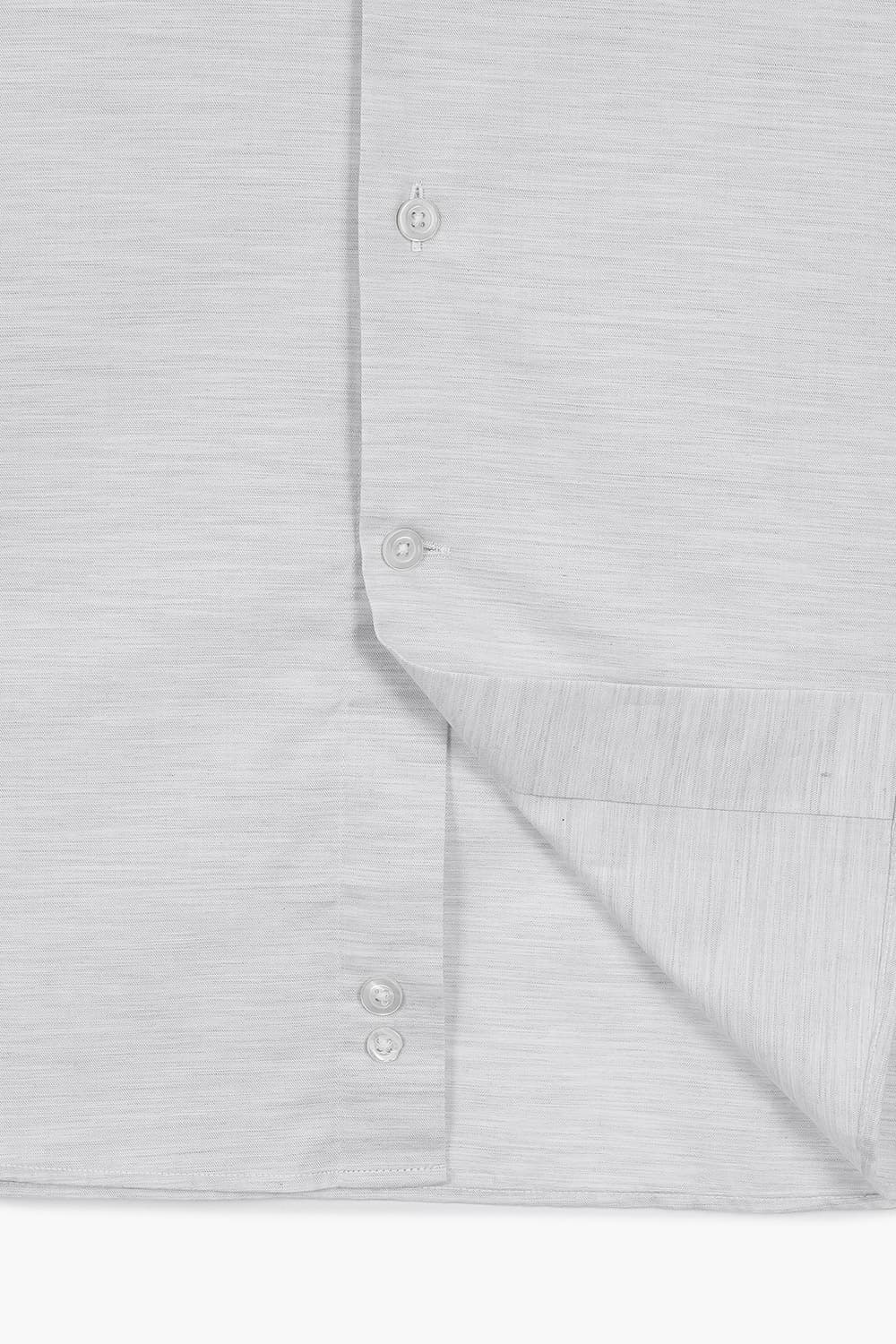 코튼 베이직 라이트그레이 셔츠
