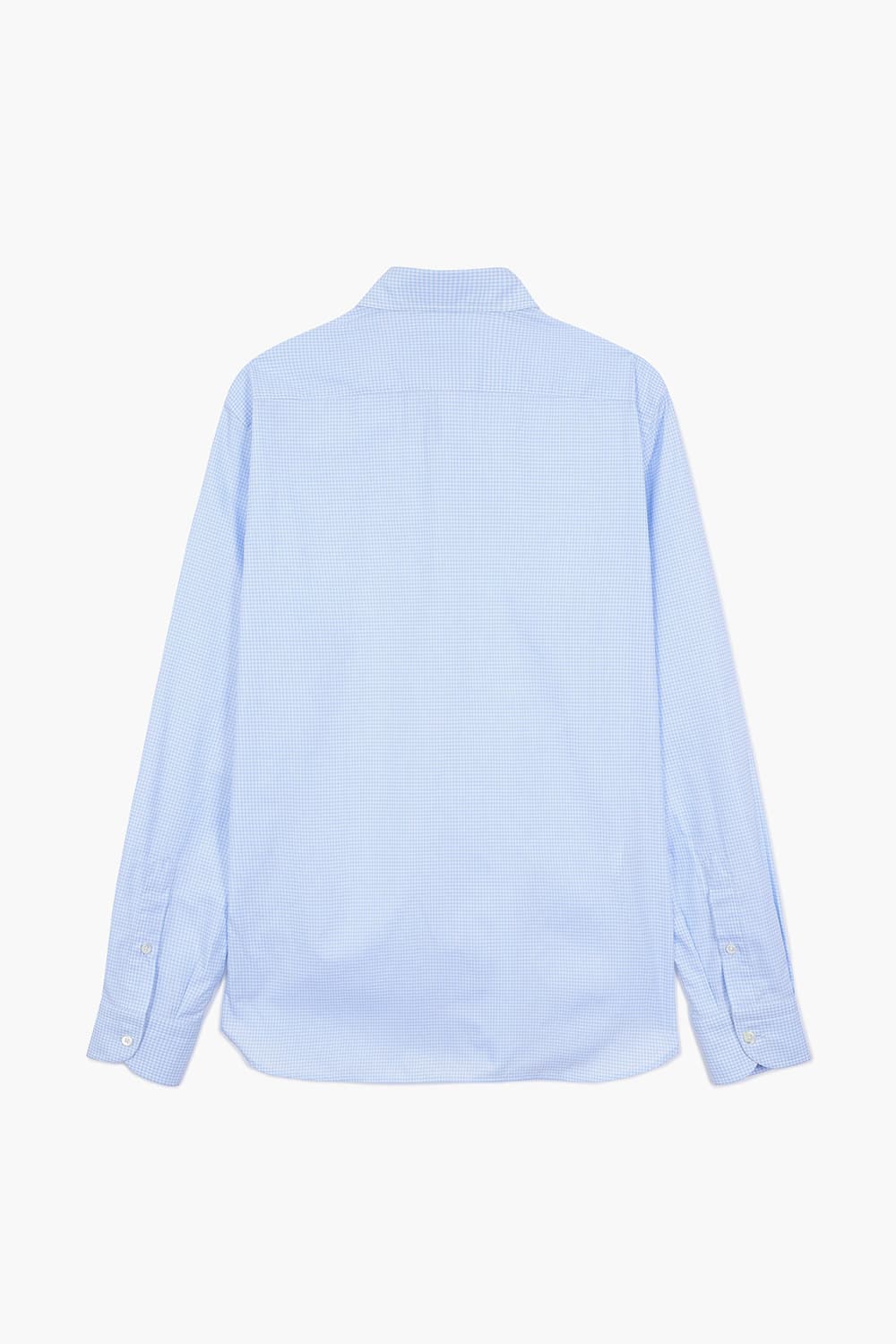 BEAULIEU 코튼 마이크로 깅엄 체크 셔츠 BE160P540503