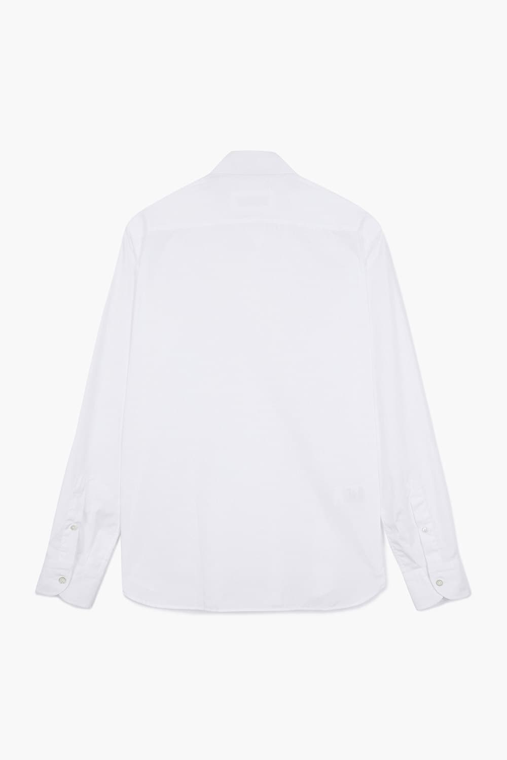 BEAULIEU 코튼 베이직 와이드 카라 셔츠 BE160P544401