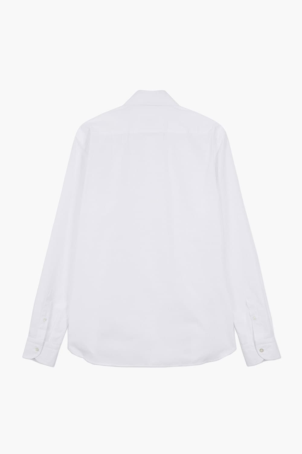 코튼 베이직 화이트 셔츠