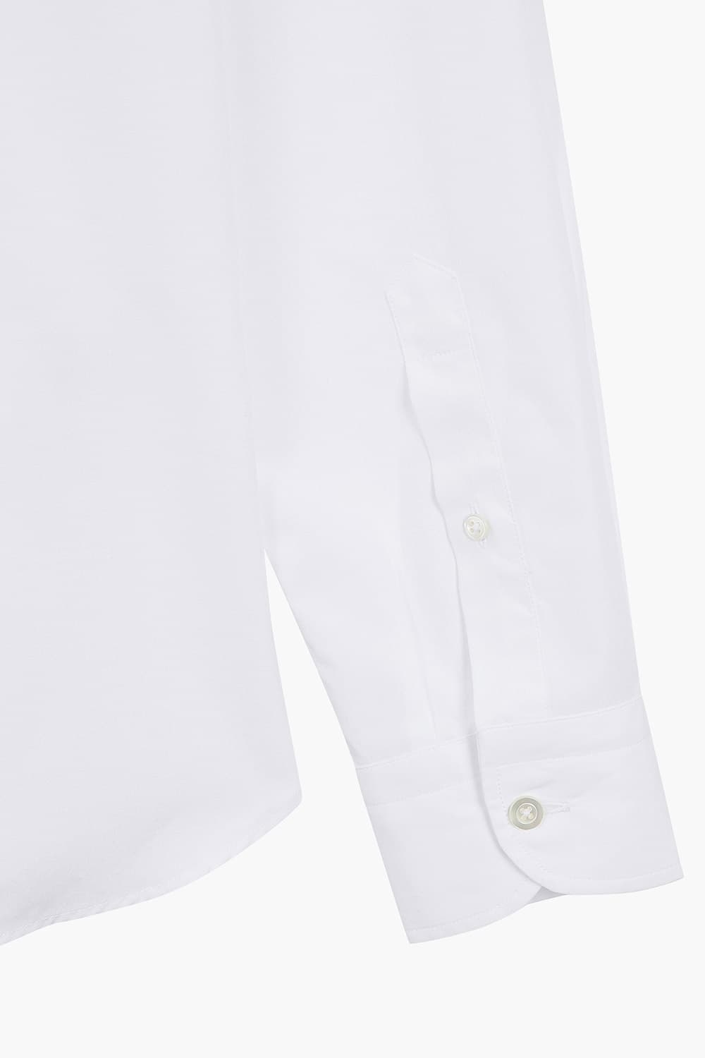 코튼 베이직 화이트 셔츠