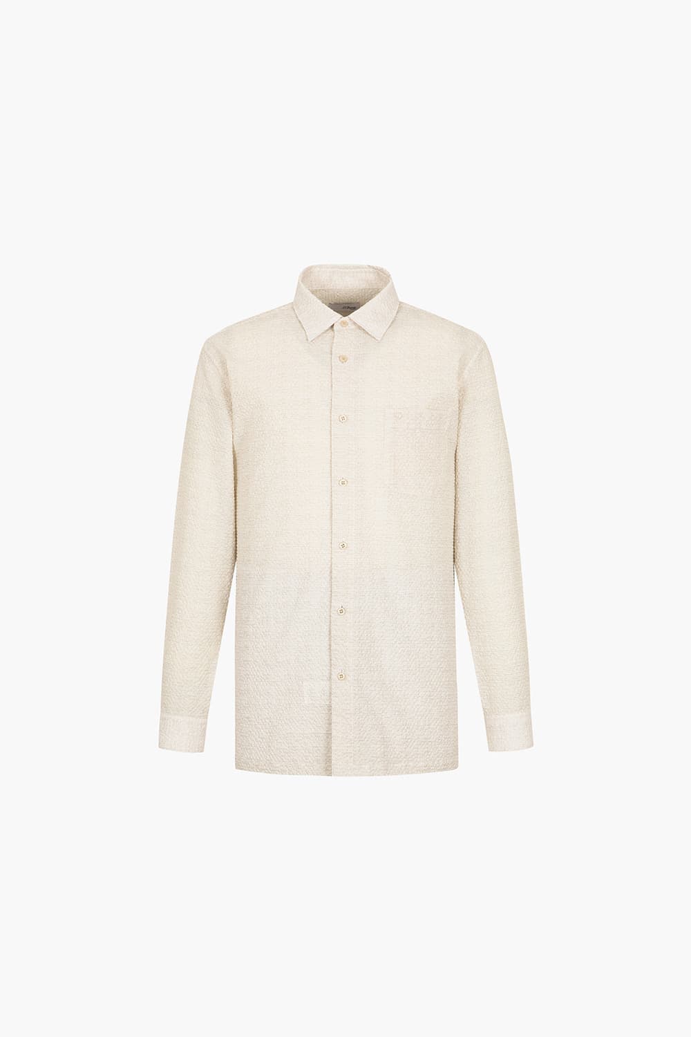 시어서커 미니 체크 120 비즈니스 셔츠 베이지 SE5SM11LS120SBE