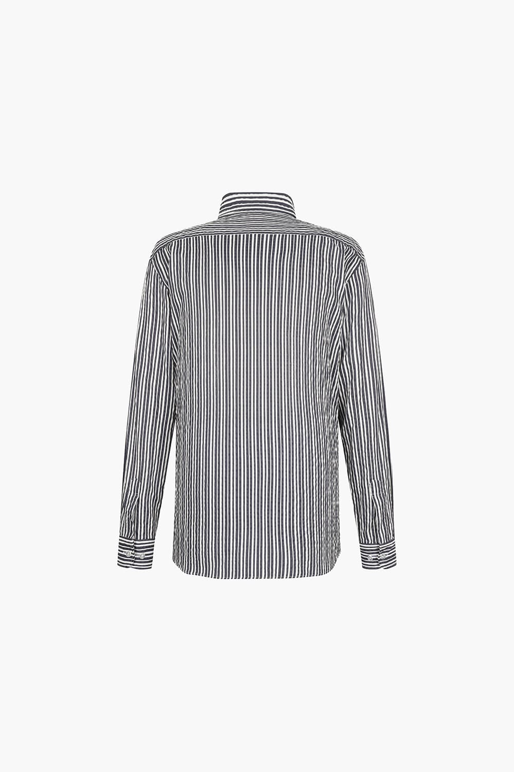 시어서커 스트라이프 324 컴포터블 셔츠 다크그레이 SE5SM21LS324SDY