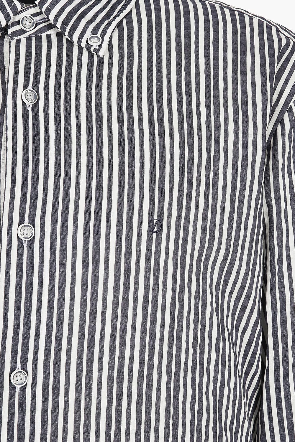 시어서커 스트라이프 324 컴포터블 셔츠 다크그레이 SE5SM21LS324SDY