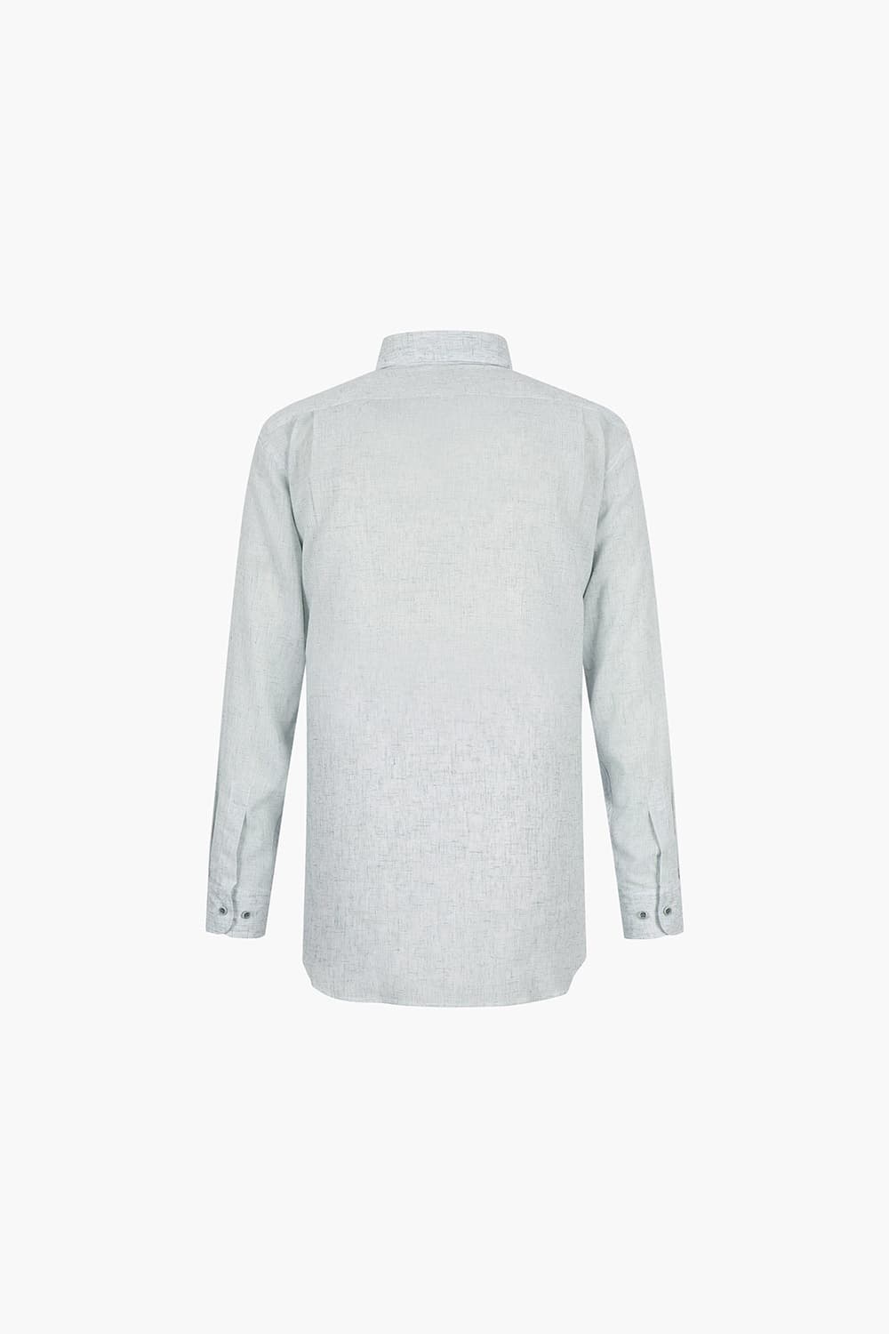 린넨 혼방 프린트 128 비즈니스 셔츠 그린 SE5SM11LS128SGE