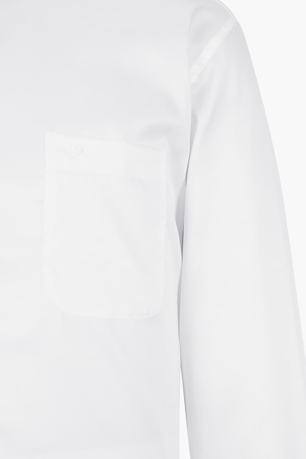 [300's] 순면 솔리드 주얼리 단추 151 비즈니스 셔츠 화이트 SE5SM11LS151SWH