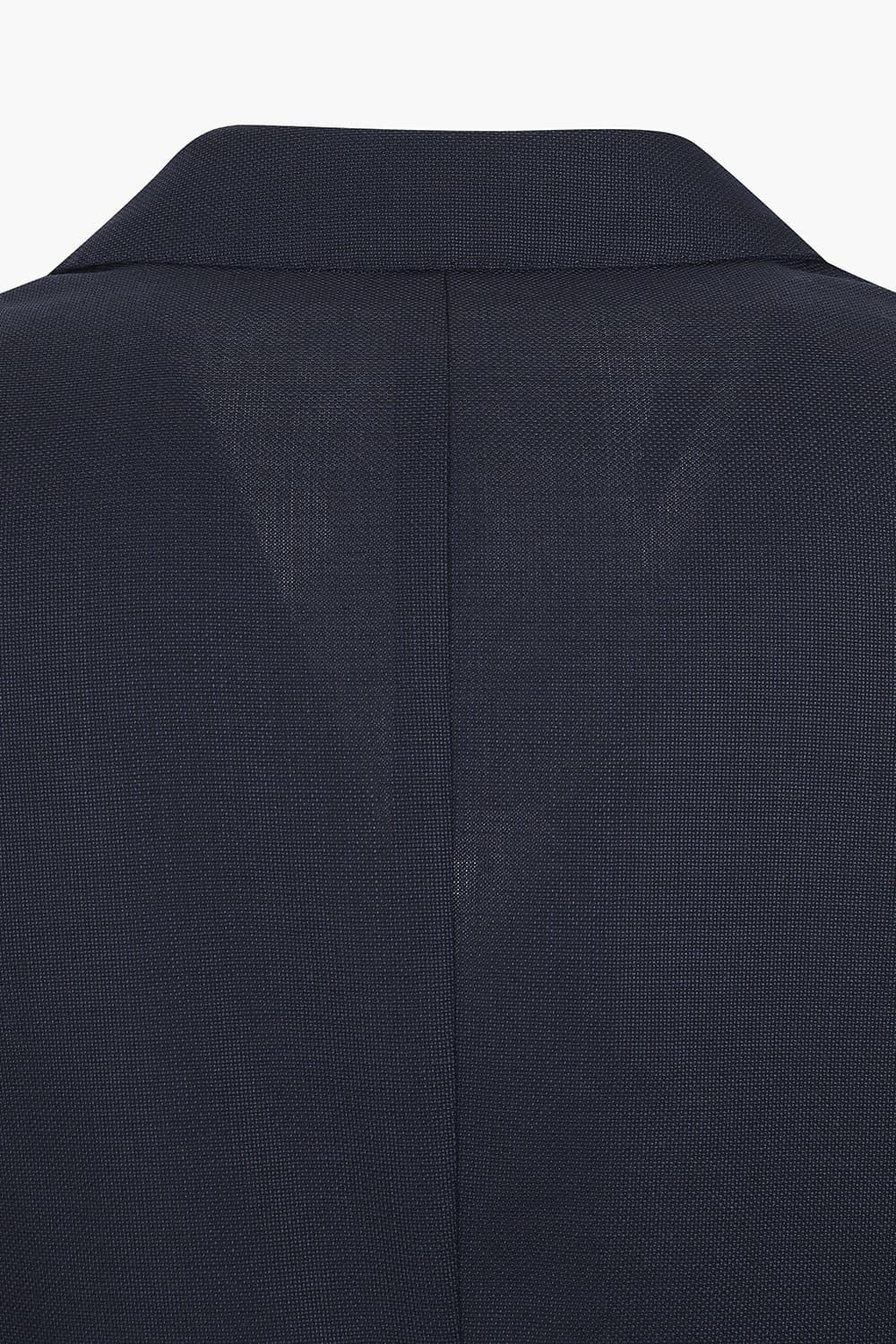 실크 혼방 다크네이비 테일러드 자켓
