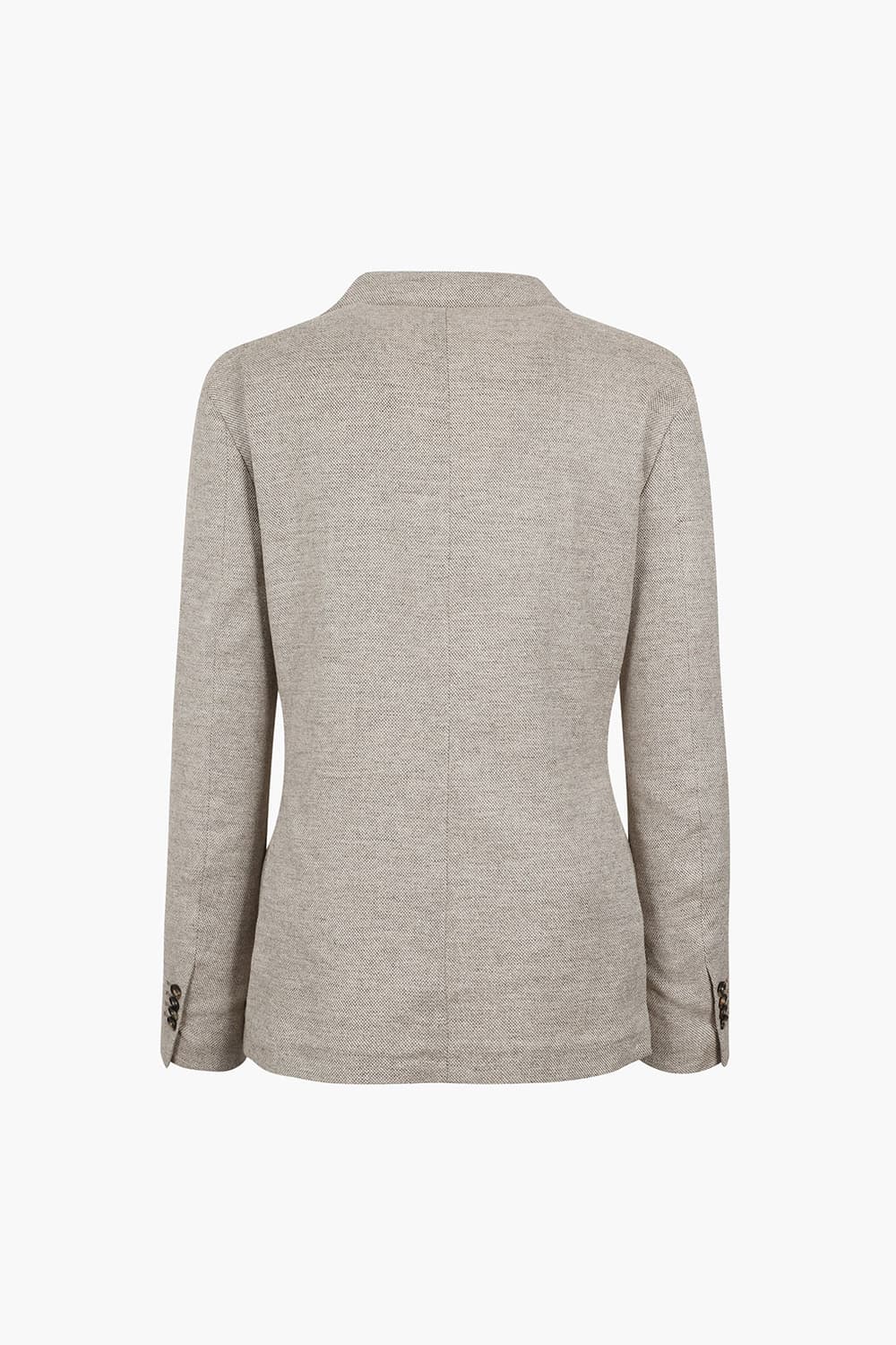 실크 혼방 라이트브라운 테일러드 자켓