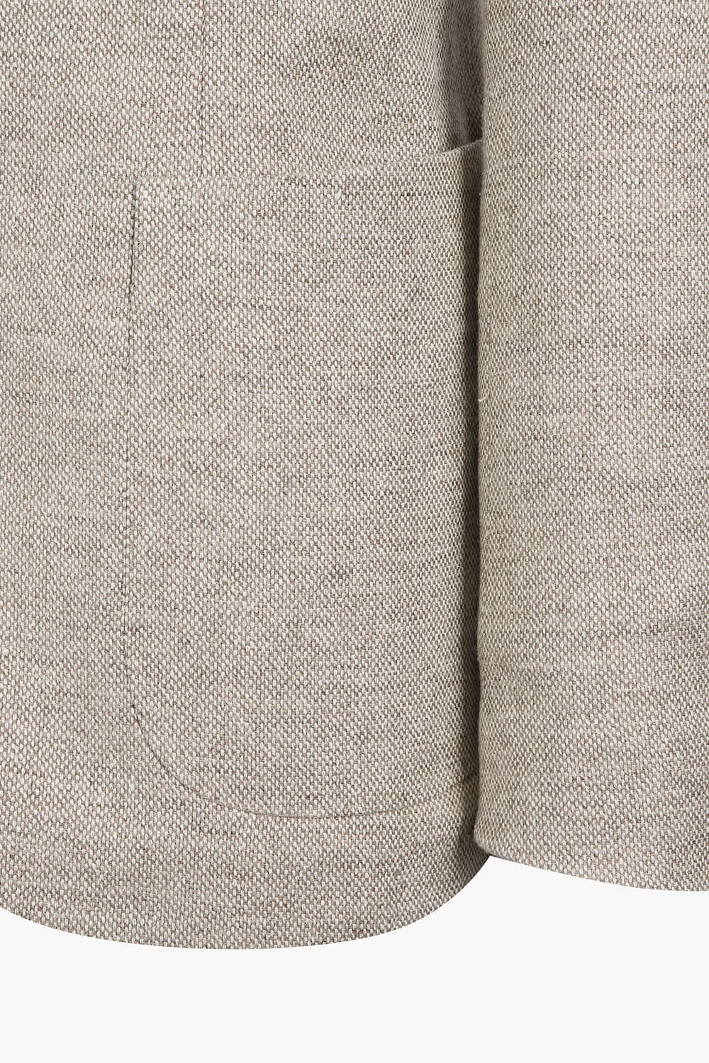 실크 혼방 라이트브라운 테일러드 자켓