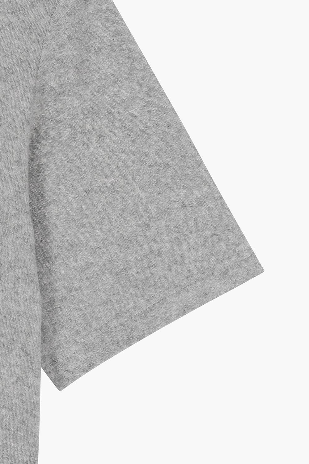 BOUCLETTE 코튼 포켓 크루넥 508 라이트그레이 반소매 티셔츠