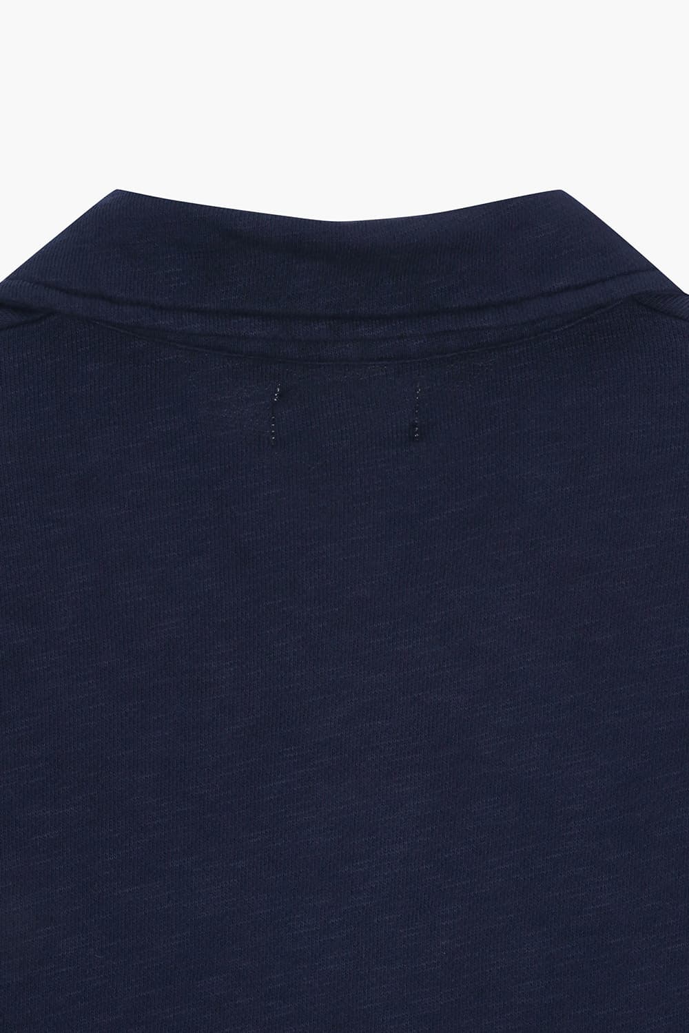 코튼 폴로 다크네이비 긴소매 티셔츠