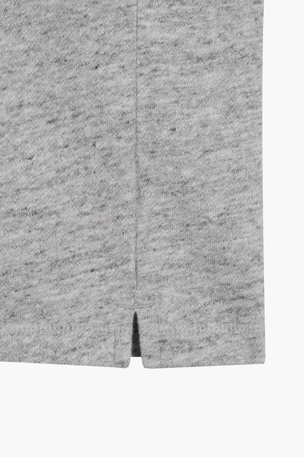 LIGHT 코튼 크루넥 102 라이트그레이 긴소매 티셔츠