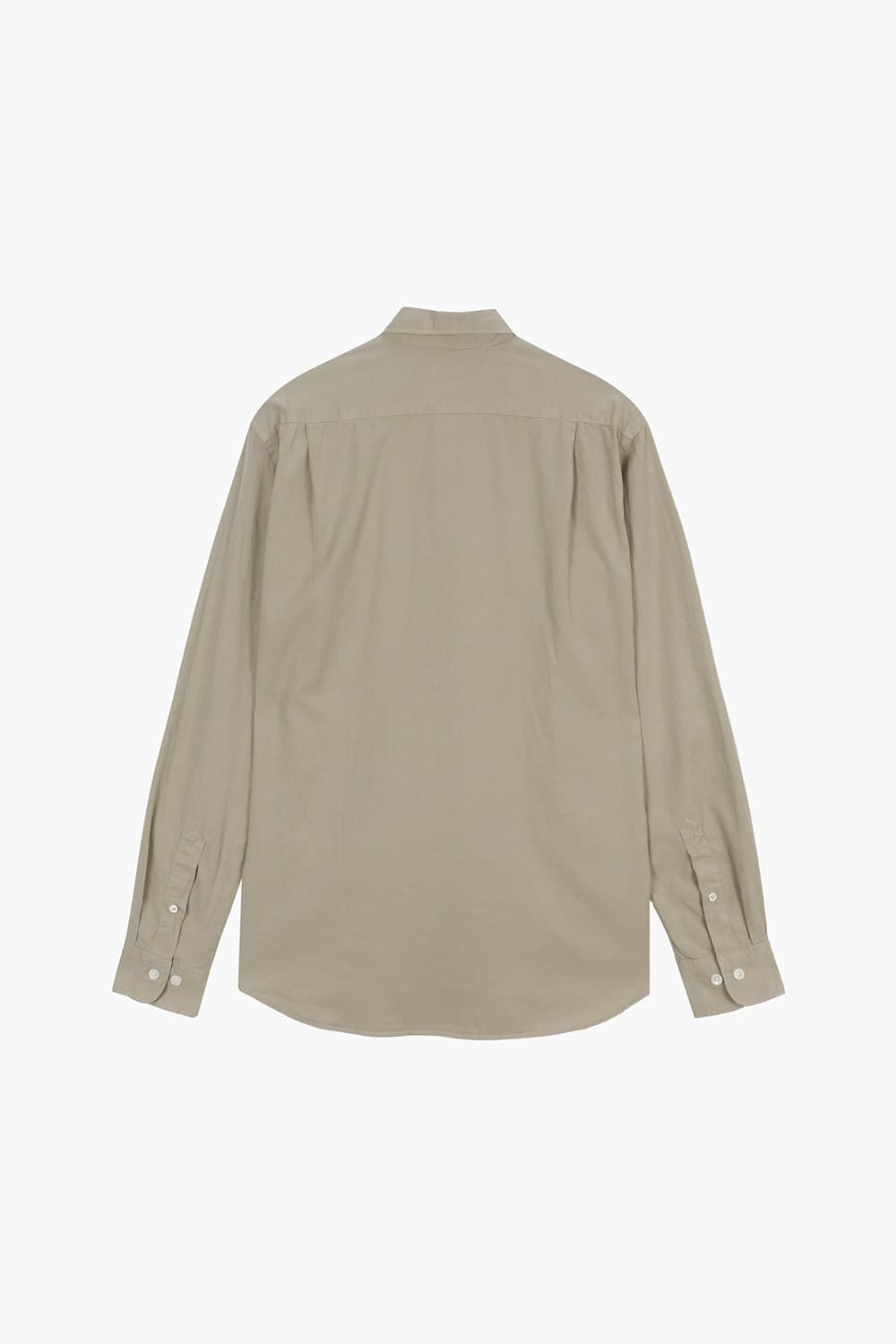 PATROL 면 혼방 버튼 다운 투 포켓 110 라이트카키 셔츠