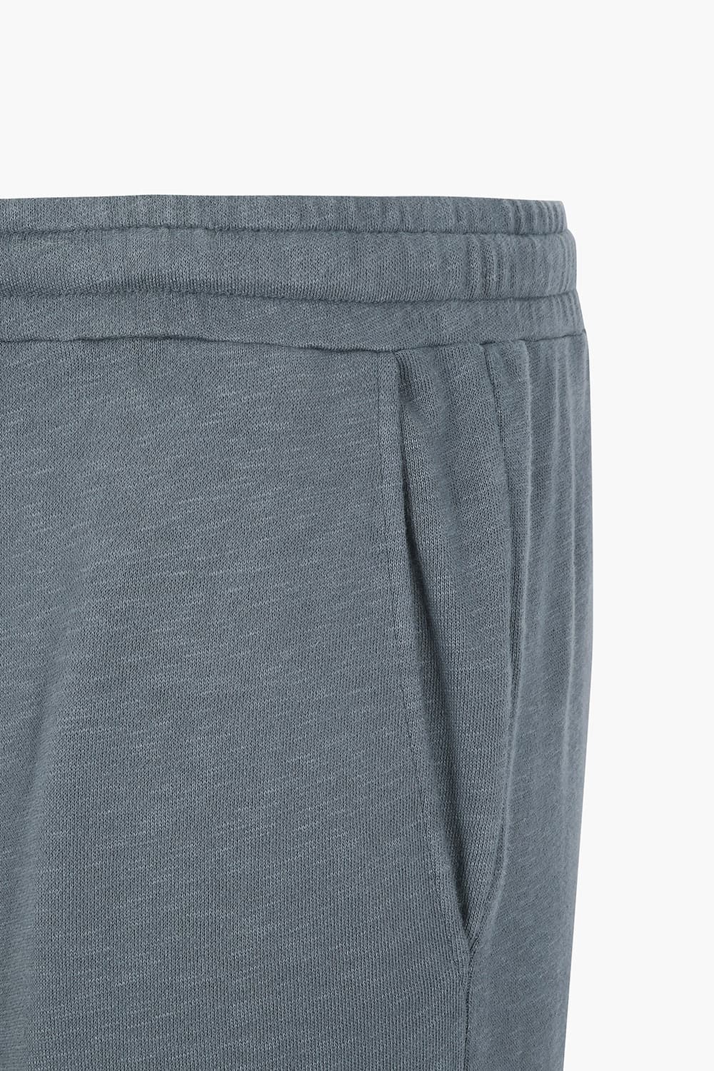 코튼 드로우스트링 밴딩 112 다크그레이 캐주얼 팬츠