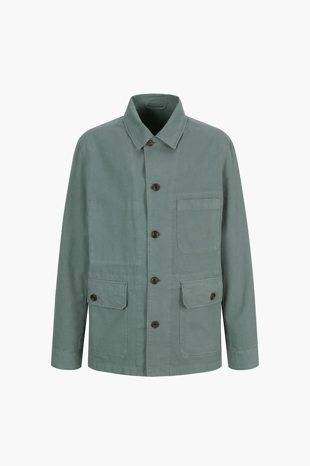 DON 린넨 혼방 투 포켓 셔츠형 캐주얼 자켓 BD4910777