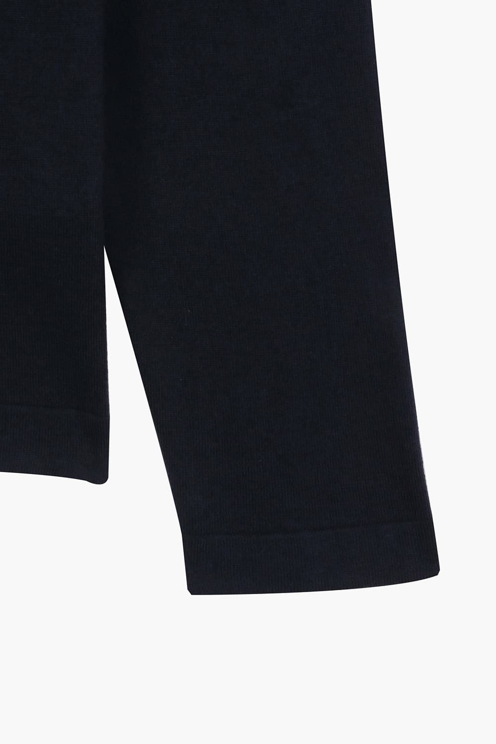 캐시미어 혼방 폴로 107 다크네이비 긴소매 니트