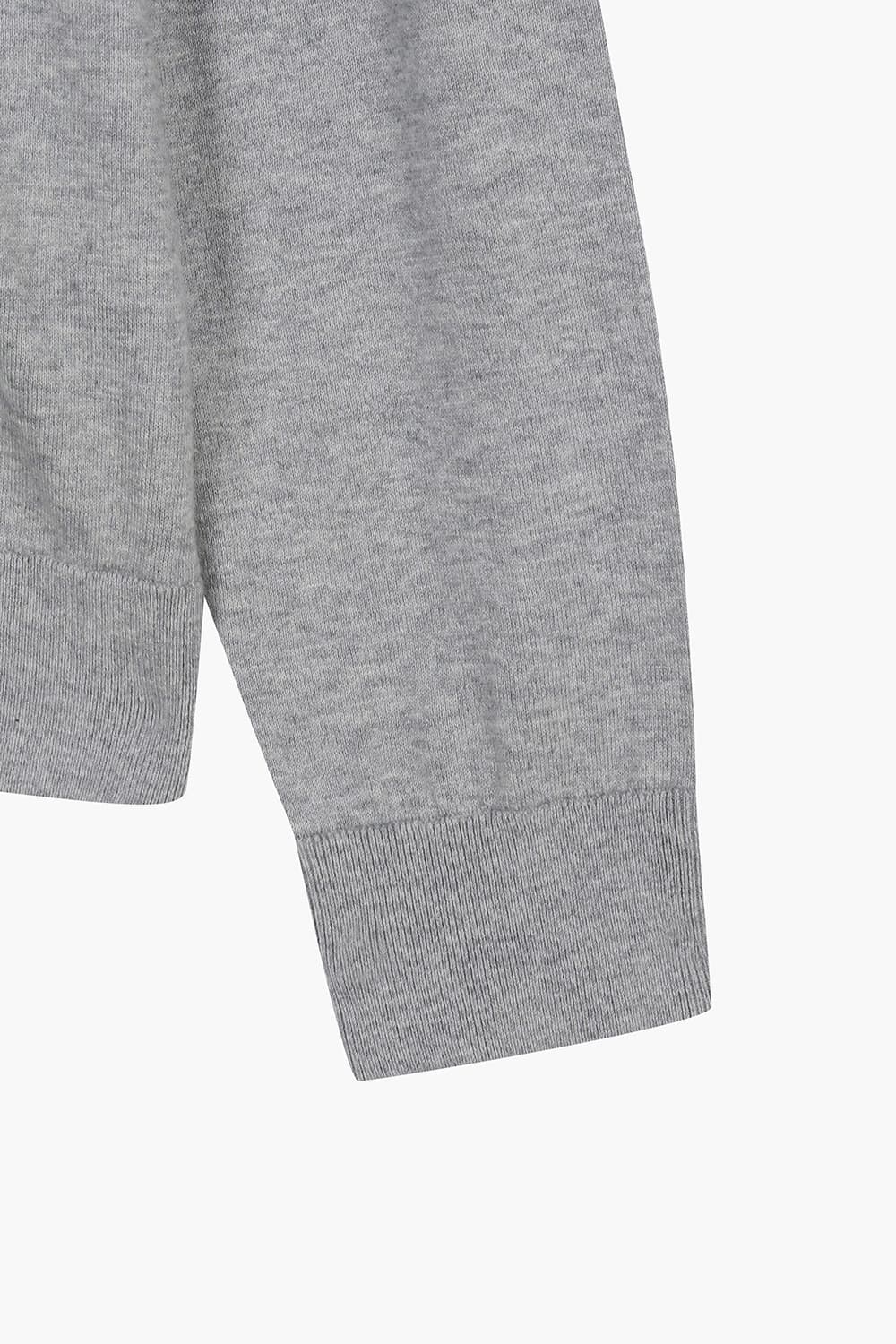 캐시미어 혼방 후드 102 그레이 집업