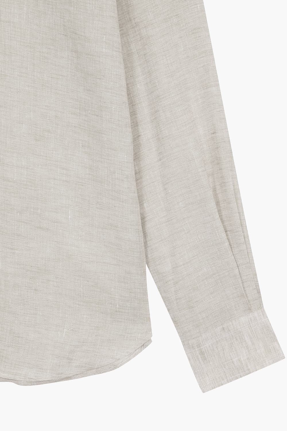 린넨 베이직 라이트베이지 셔츠