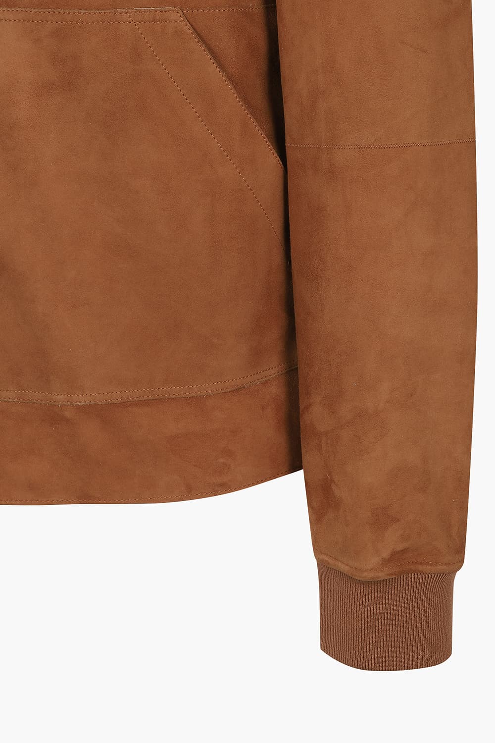 GIUBBINO 램스킨 블루종 가죽 802 레드브라운 점퍼