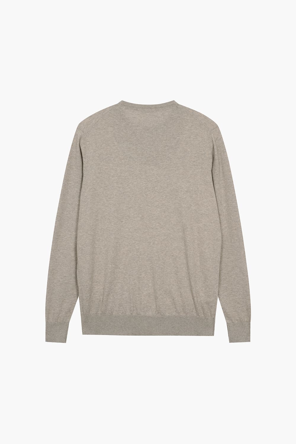 ROND 코튼 크루넥 102 라이트브라운 긴소매 니트