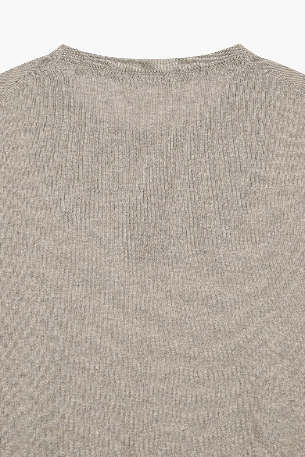 ROND 코튼 크루넥 102 라이트브라운 긴소매 니트