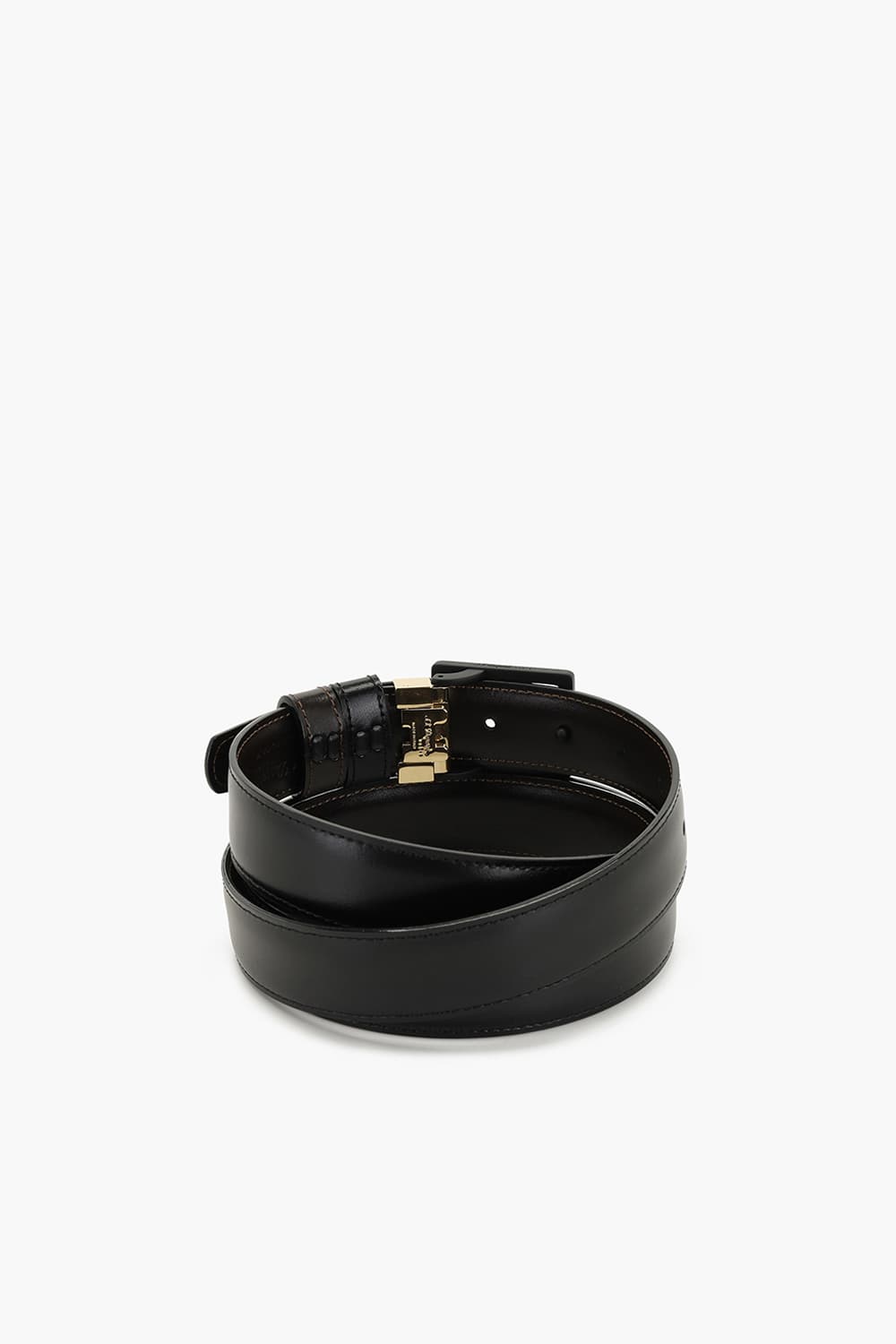 D 로고 리버서블 벨트 블랙/브라운 CJ9590120