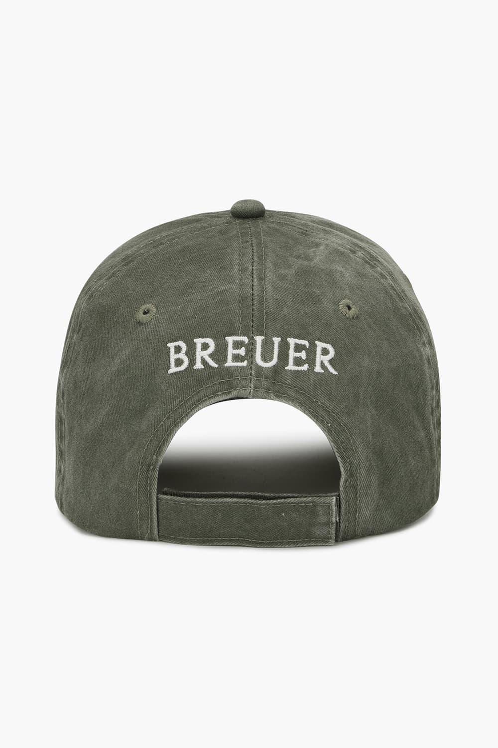 CASQUETTE 코튼 B 로고 101 카키 볼캡