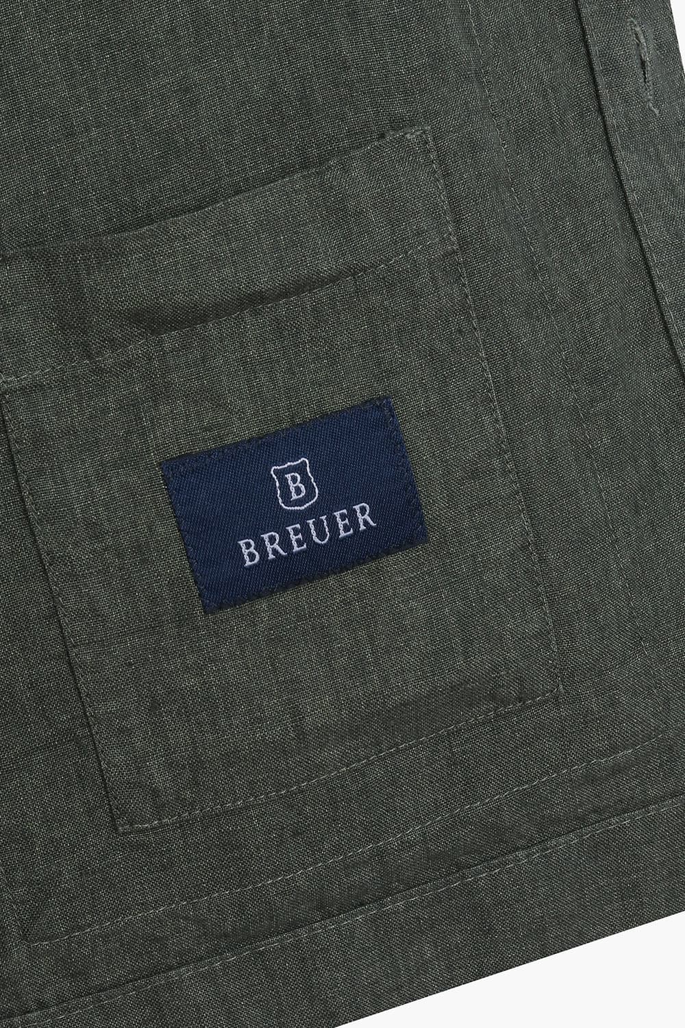 GIACCA 린넨 셔츠형 805 다크카키 캐주얼 자켓