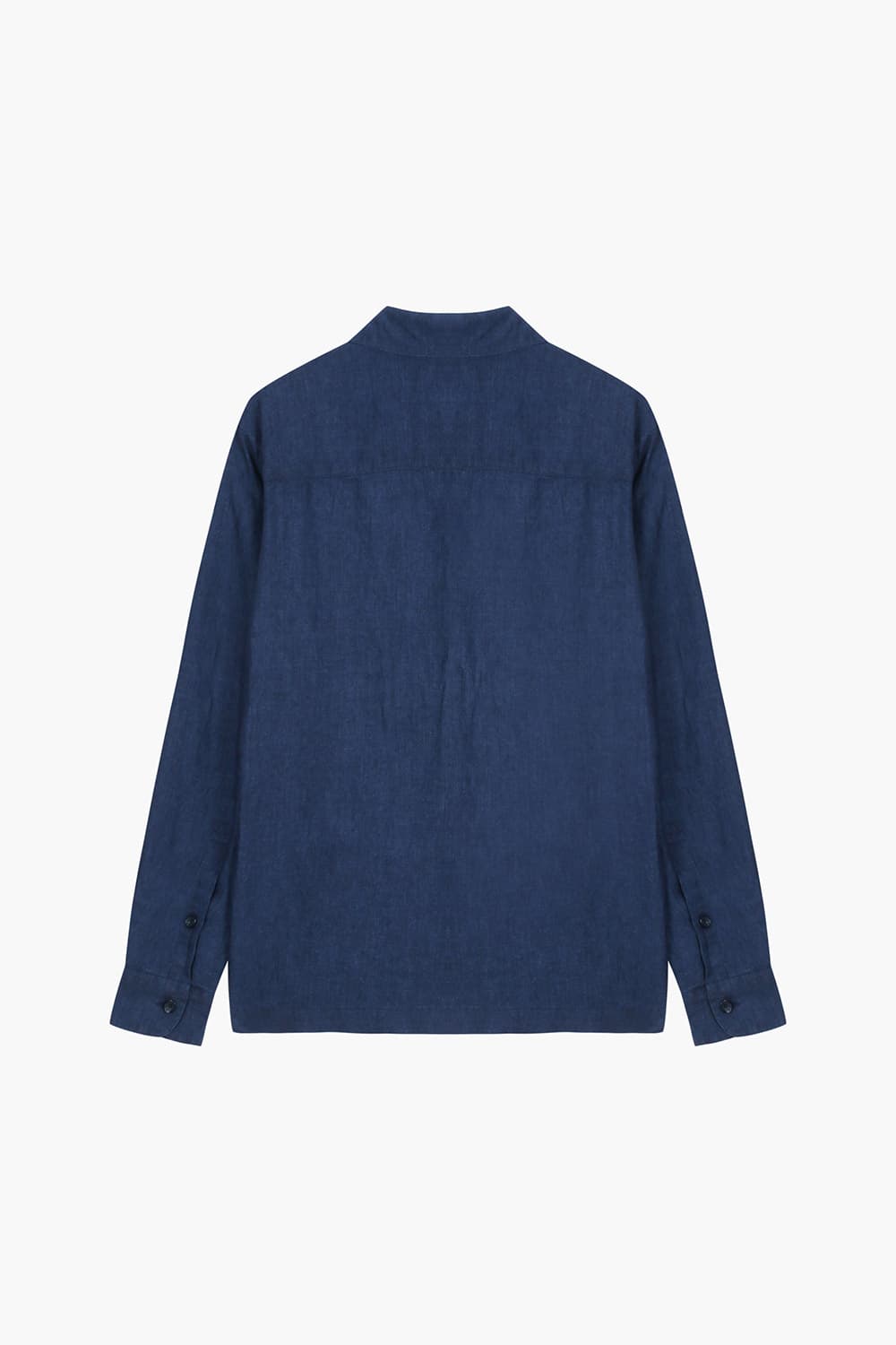 린넨 셔츠형 네이비 캐주얼 자켓