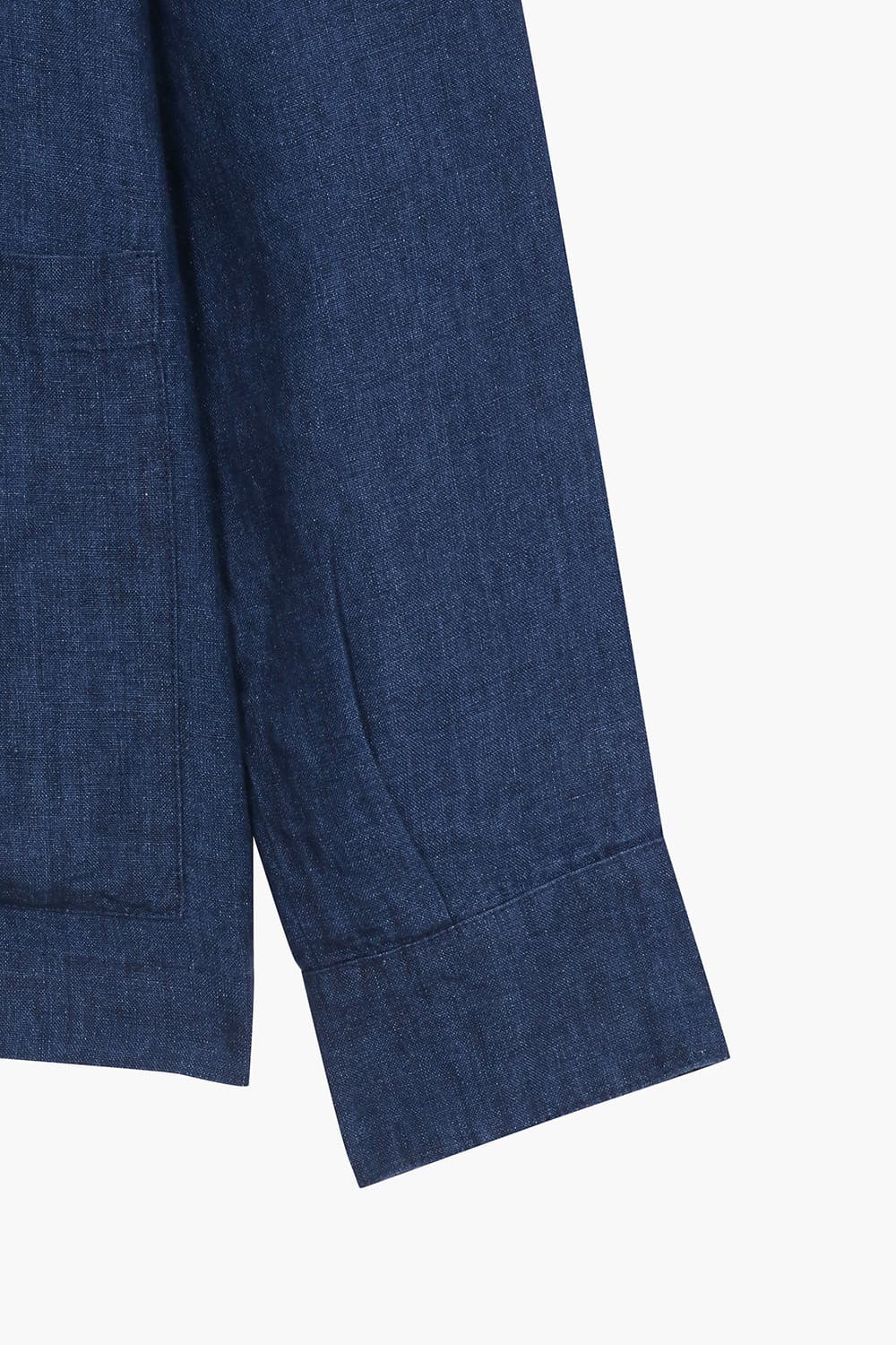 린넨 셔츠형 네이비 캐주얼 자켓