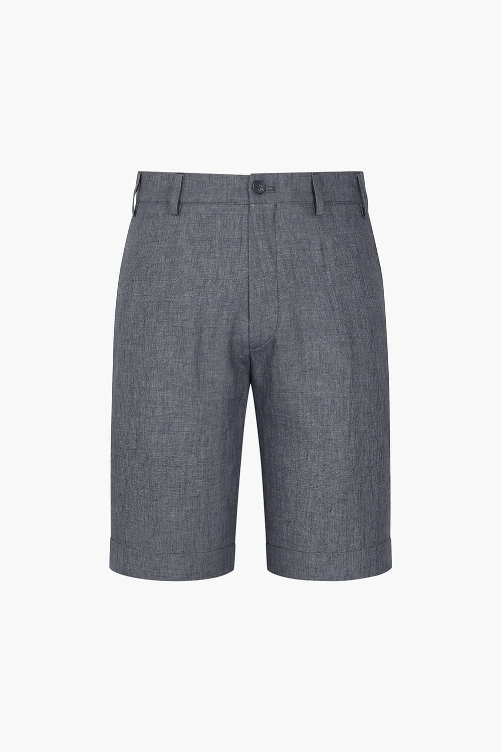 린넨 프리미엄 그레이 쇼츠