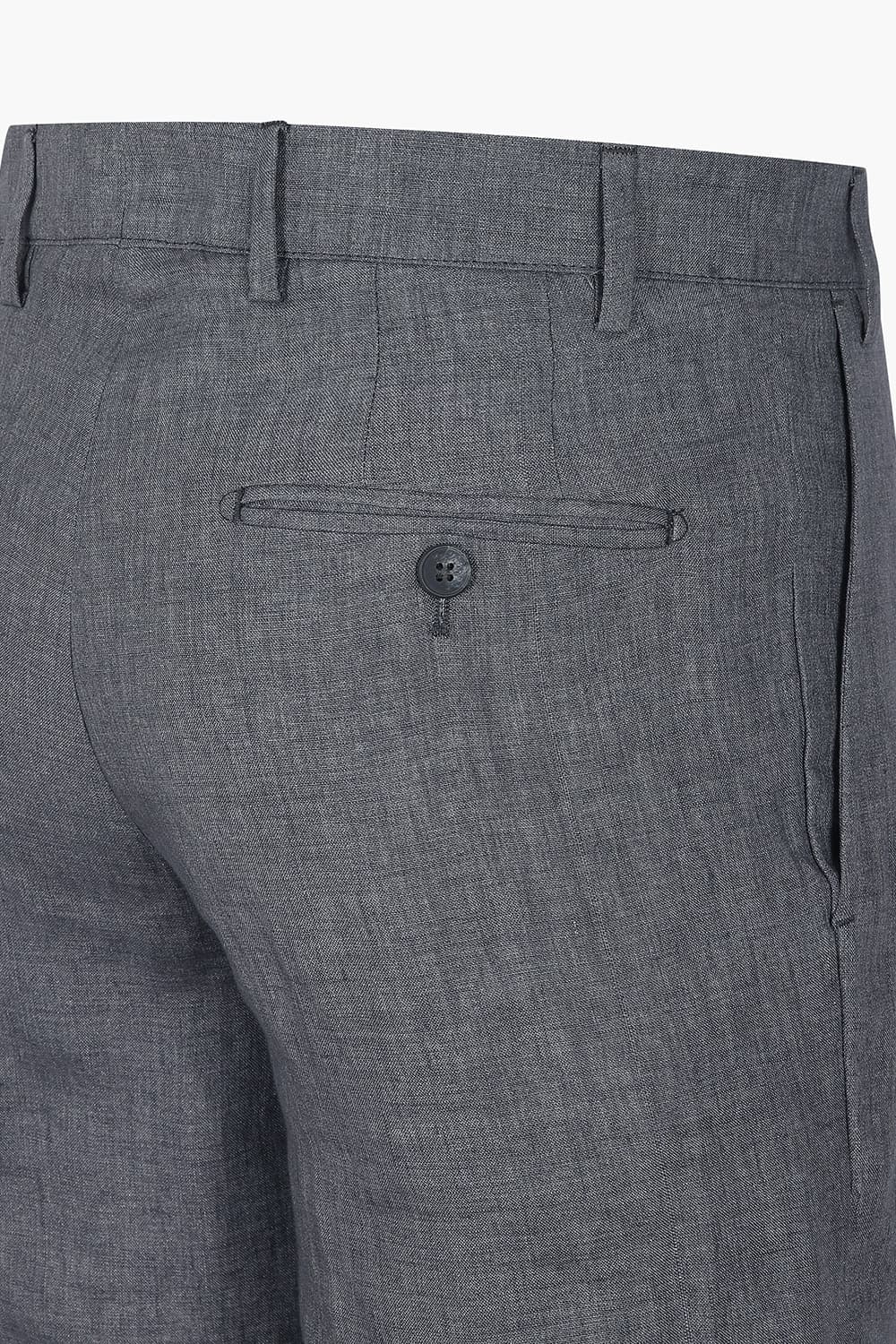 린넨 프리미엄 그레이 쇼츠