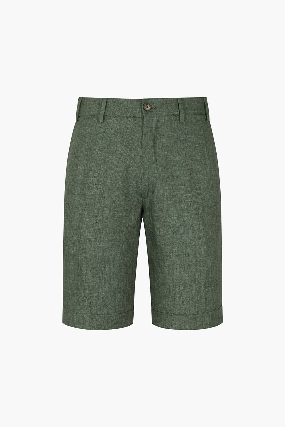 린넨 프리미엄 카키 쇼츠