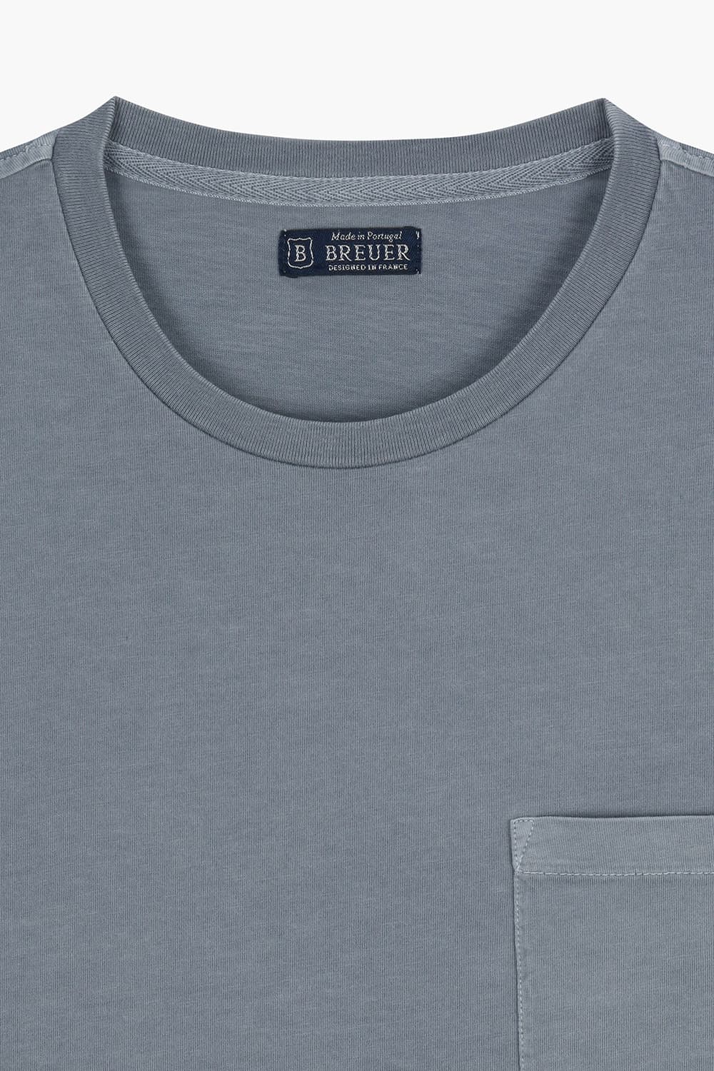 MC 코튼 포켓 501 다크그레이 반소매 티셔츠