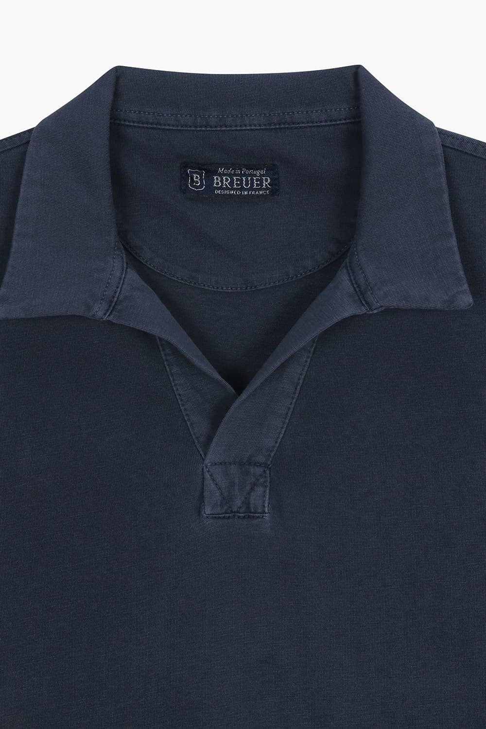 MC 코튼 노 버튼 502 다크네이비 반소매 티셔츠