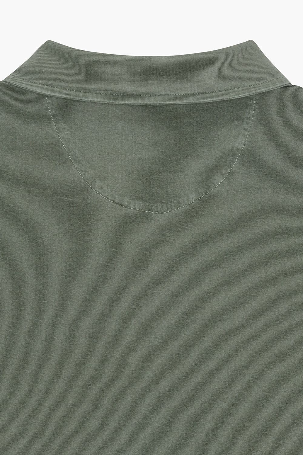 MC 코튼 버튼 다운 501 카키 반소매 티셔츠