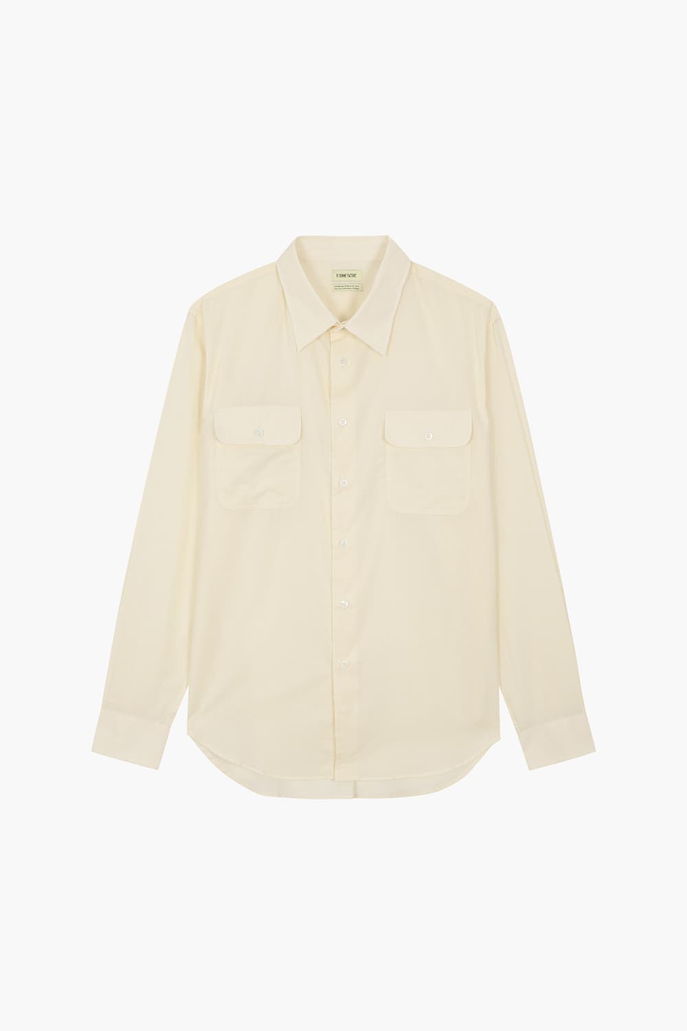 ARTIST 코튼 투 포켓 101 라이트옐로우 셔츠