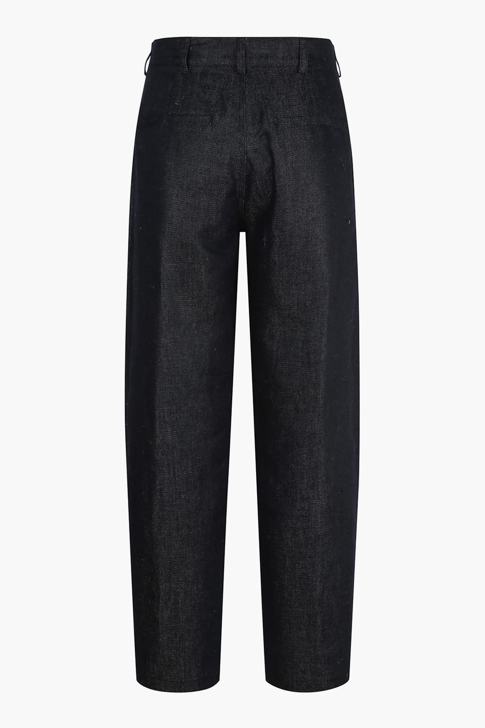 TROUSERS 린넨 벌룬 103 다크네이비 캐주얼 팬츠