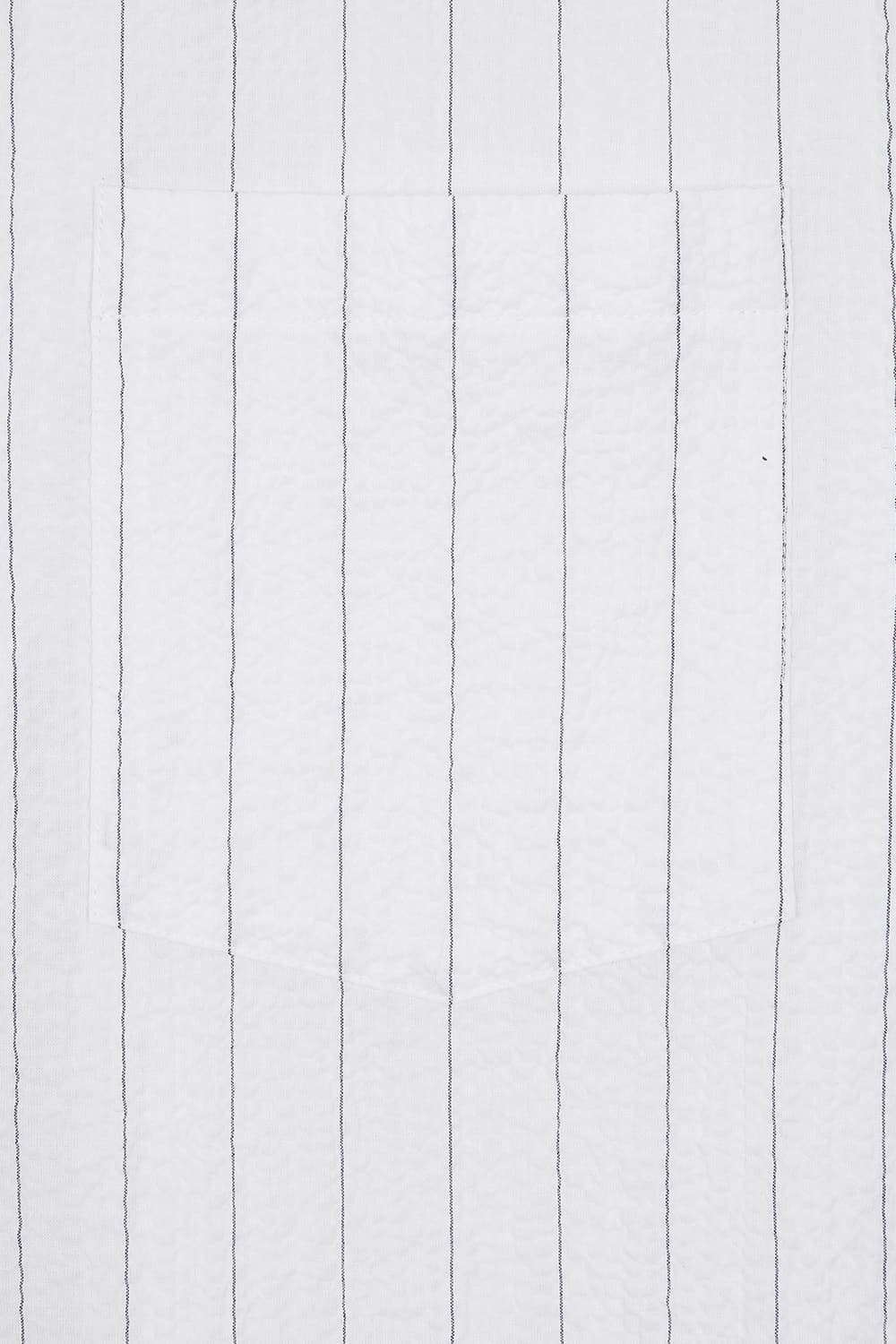 SETH 코튼 스프라이프 세일러 110 화이트 반소매 셔츠