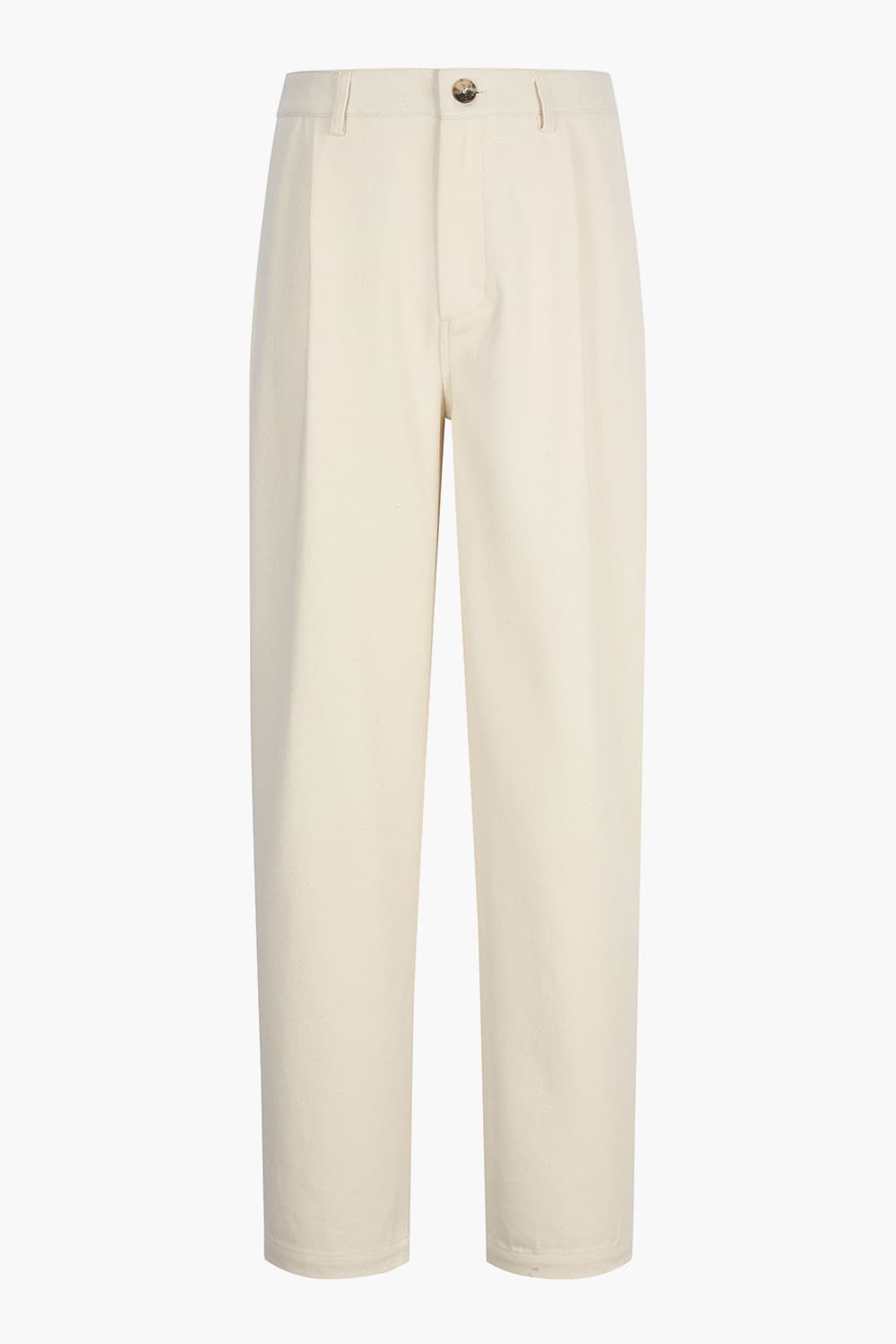 PRESLEY 코튼 세미와이드 캐주얼 팬츠