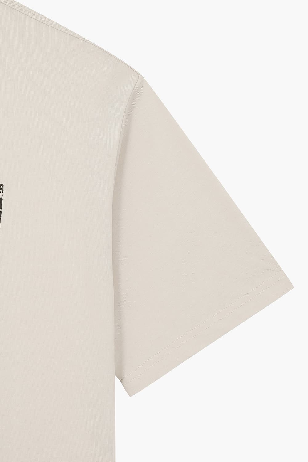 THOMAS 코튼 무민 일러스트 102 라이트베이지 반소매 티셔츠