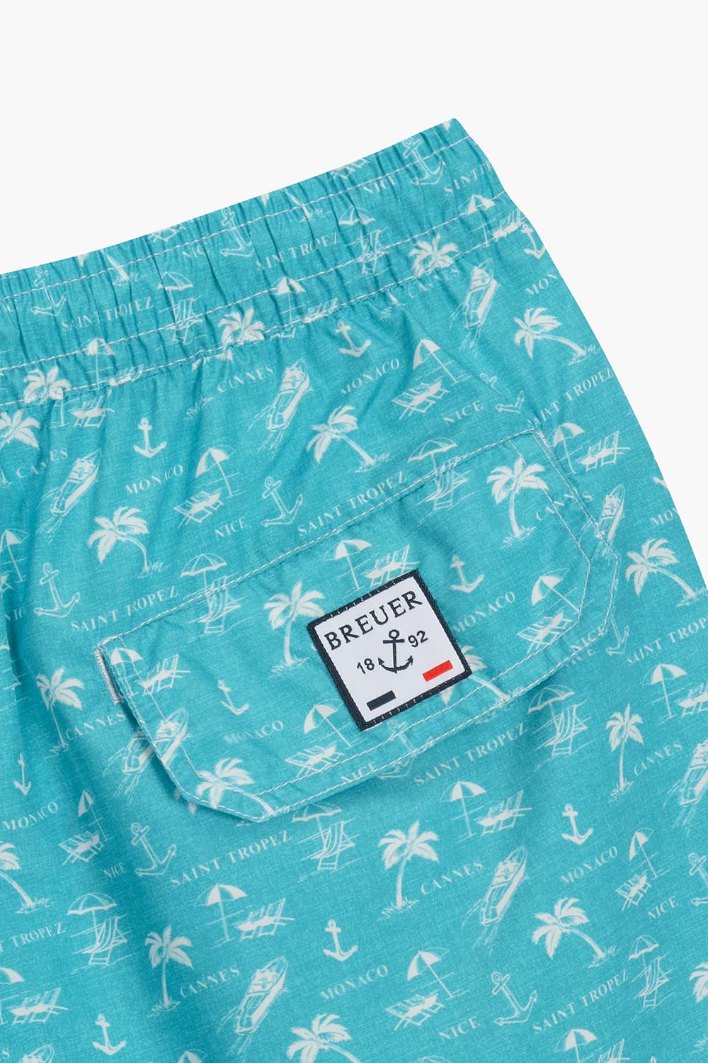 하와이안 드로우스트링 밴딩 501 블루그린 쇼츠