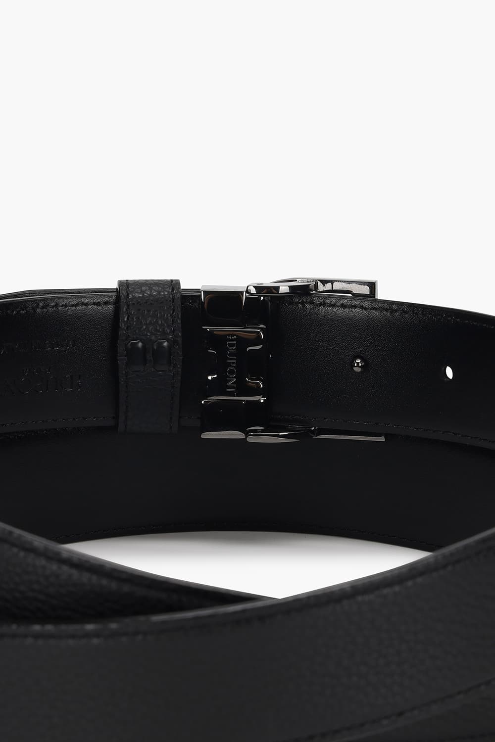 D로고 버클 리버서블 루테늄 35MM 리버서블 벨트 블랙 CJ9351200Z