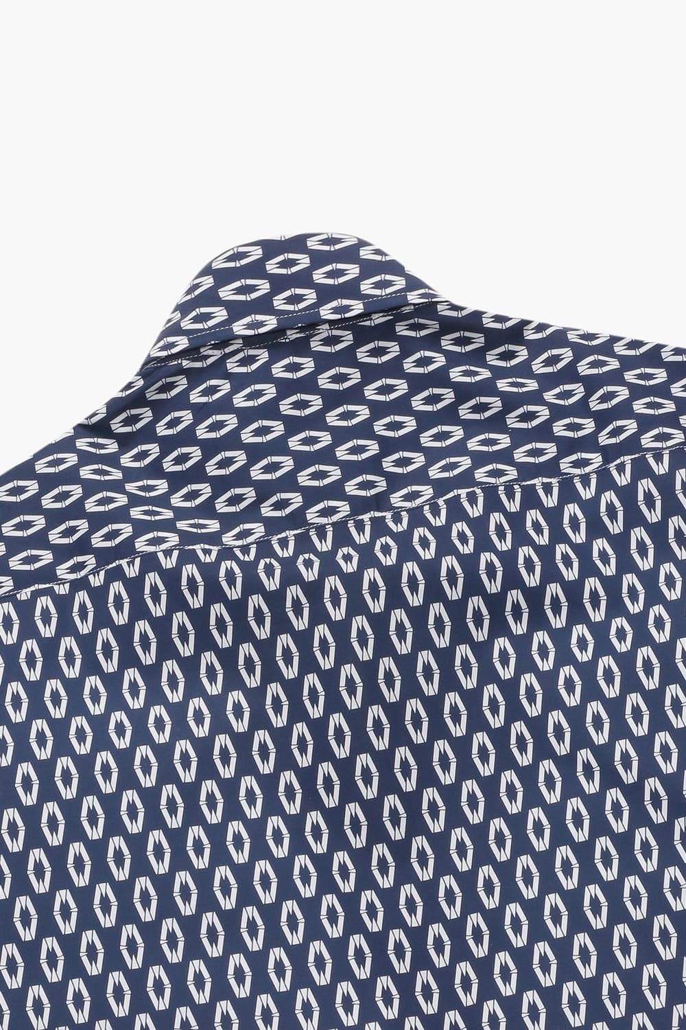 [아울렛특가] 코튼 일러스트 도트 852 네이비 반소매 셔츠