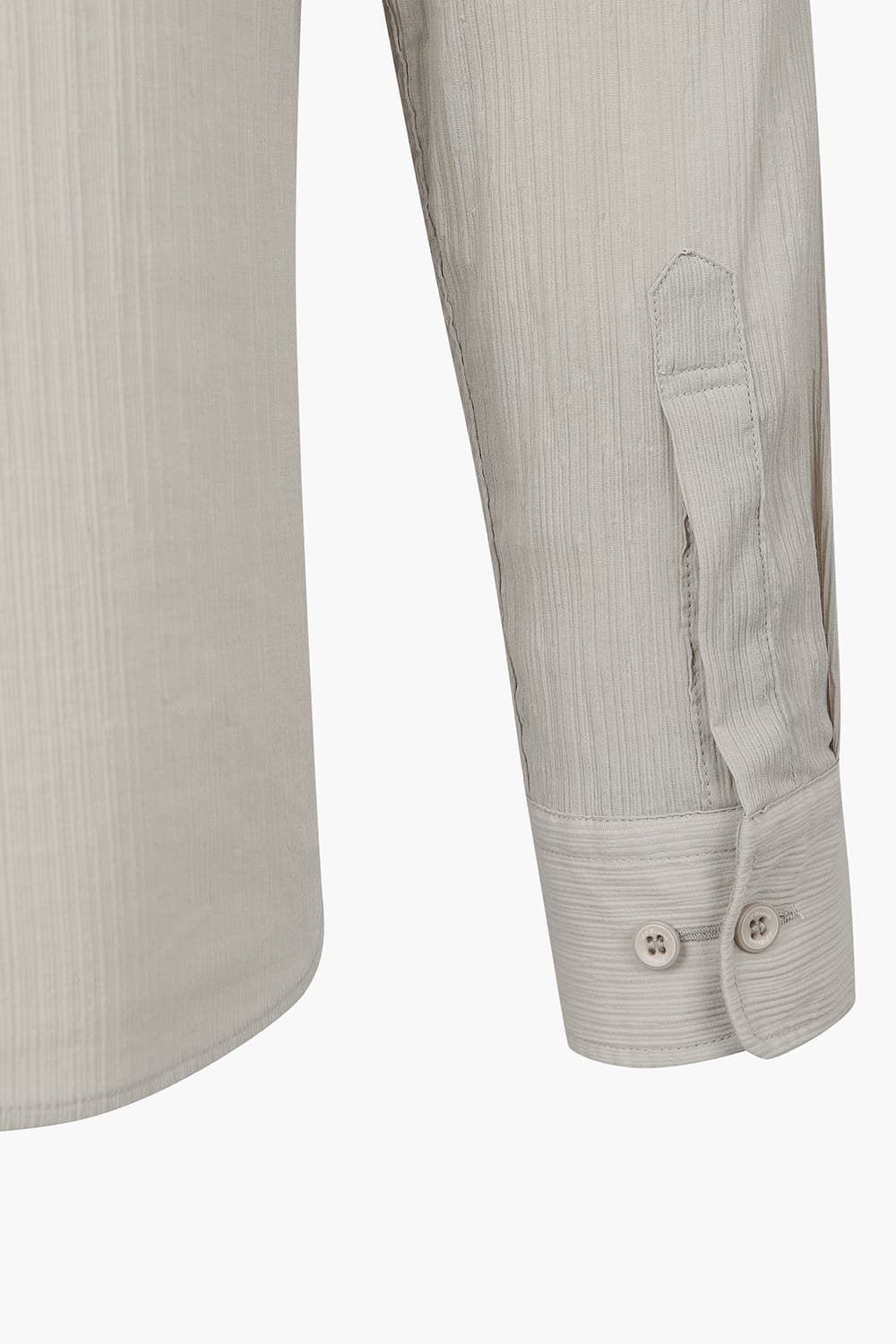 크리즈 보일 솔리드 345 뉴 캐주얼 핏 셔츠 베이지 SE5SM21LS345SBE