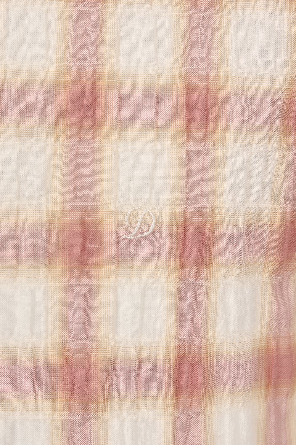 시어서커 체크 346 뉴 캐주얼 핏 셔츠 오렌지 SE5SM21LS346SOR