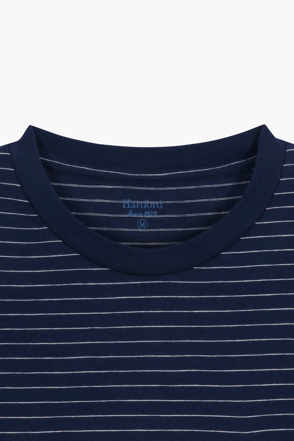 코튼 포켓 포인트 크루넥 507 다크네이비 반소매 티셔츠