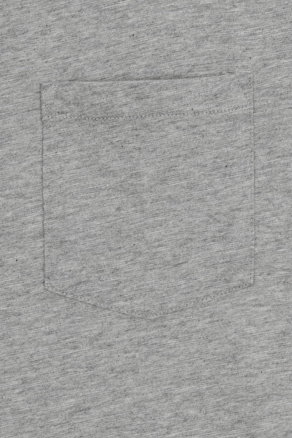 코튼 포켓 크루넥 503 그레이 반소매 티셔츠