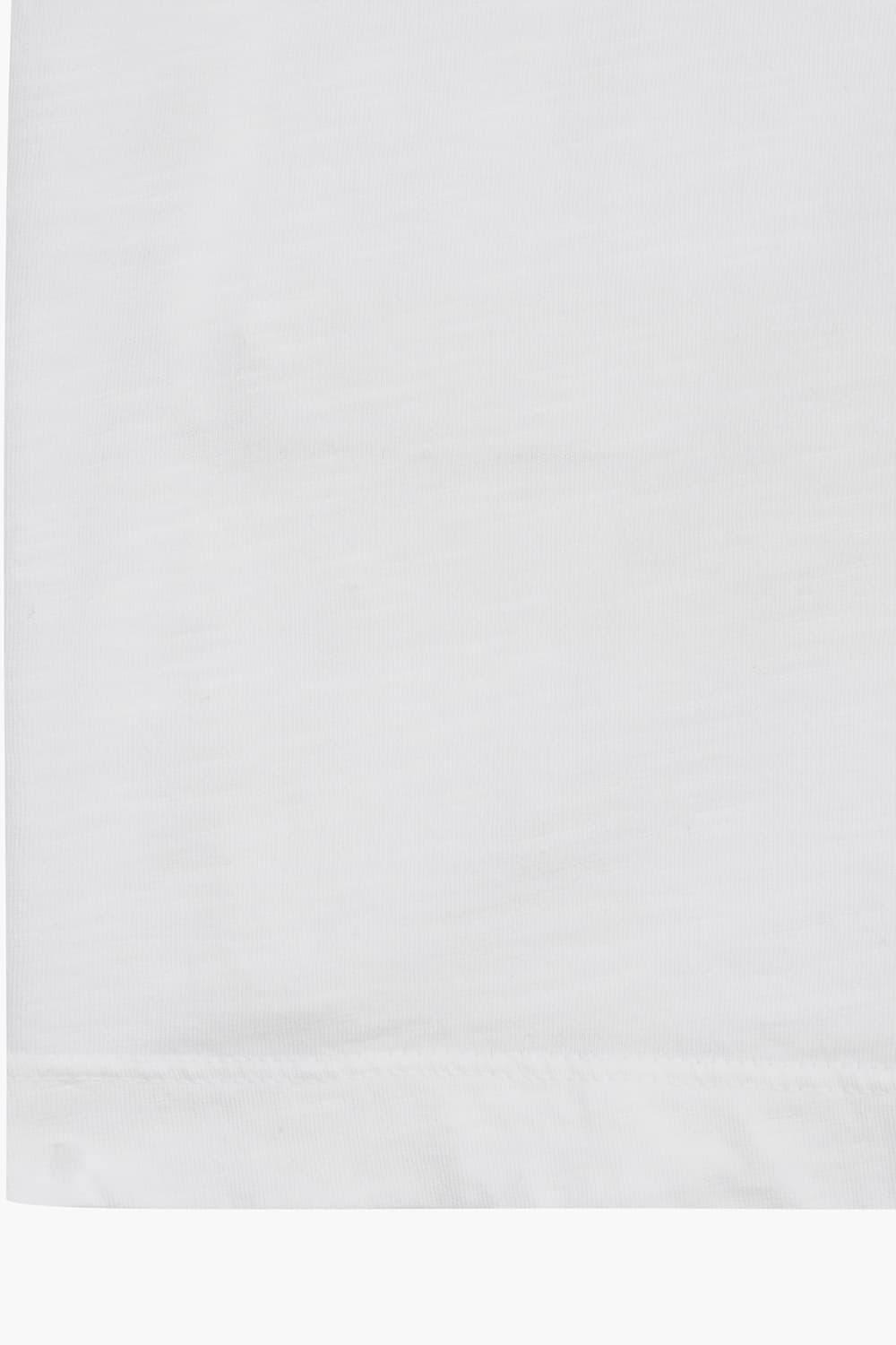 코튼 헨리넥 104 화이트 긴소매 티셔츠