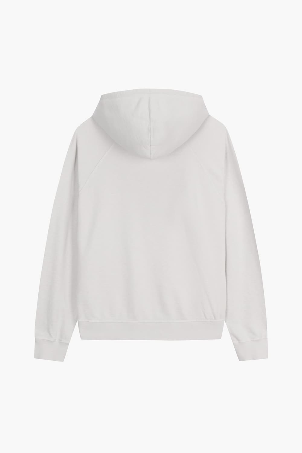 코튼 후드 라이트그레이 긴소매 티셔츠